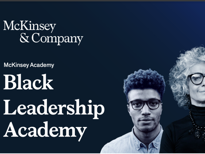 McKinsey Company On X: McKinsey's Black Leadership Academy, 50% OFF