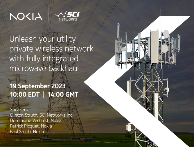 Nokia & SCI Networks webinar on private wireless networks