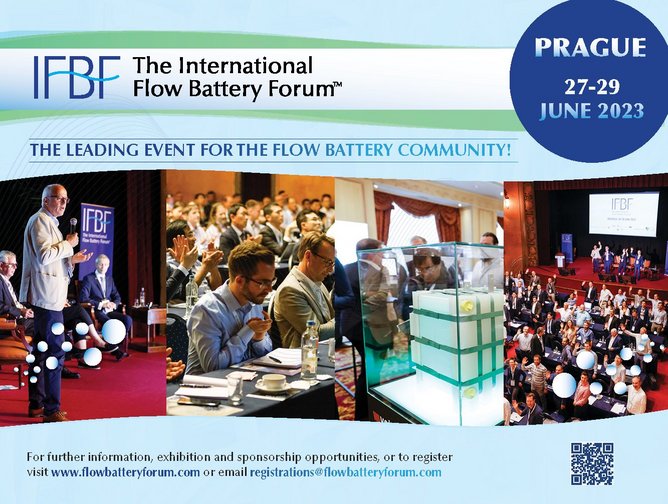 International Flow Battery Forum (IFBF) | Sustainability Magazine