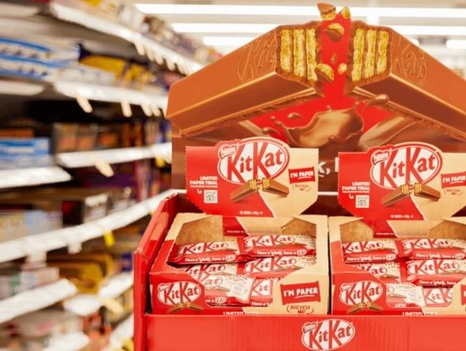KitKat trials innovative paper packaging in Australia Food Digital