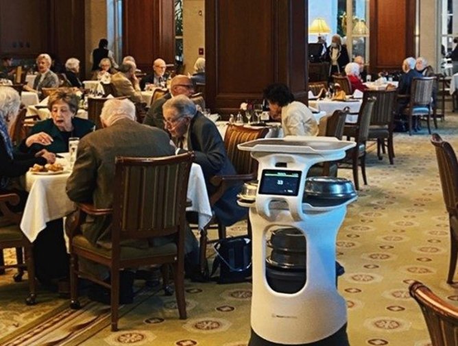 Robot dining staff on call to help care in the community | Technology ...