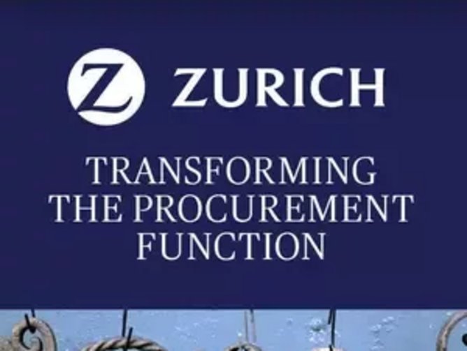 Zurich Insurance How Procurement is set up to deliver business