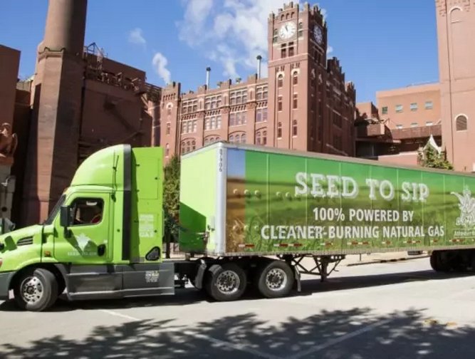 AnheuserBusch is converting its St. Louis delivery fleet from diesel