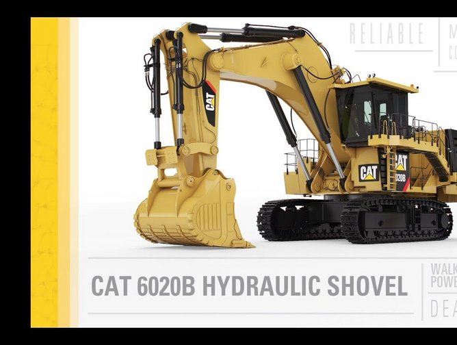 Cat 6020B Hydraulic Shovel - Teaser Video | Mining Digital