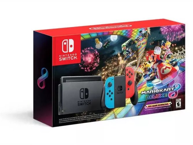 Nintendo Switch KENTA Restored Nintendo Switch 32GB Console with Gray Joy‑Con
