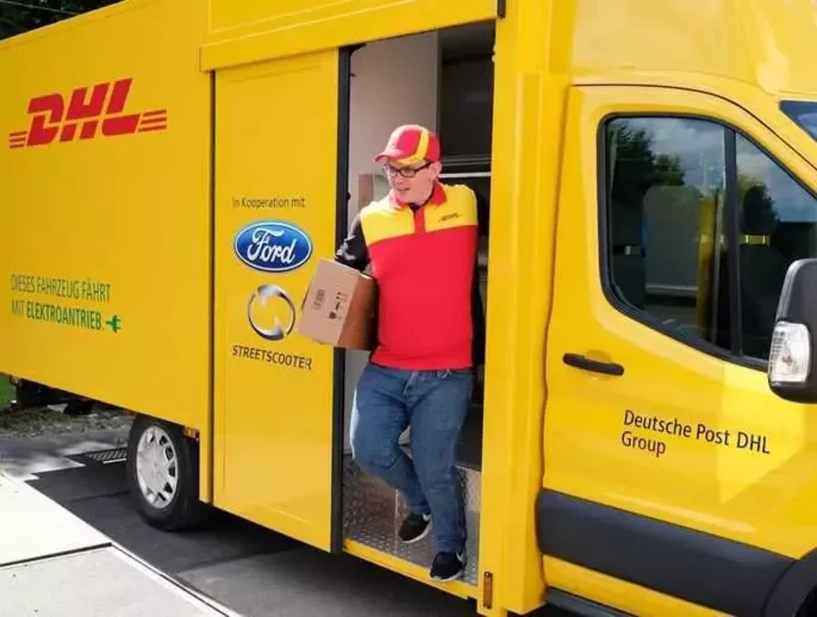 ford dhl electric van